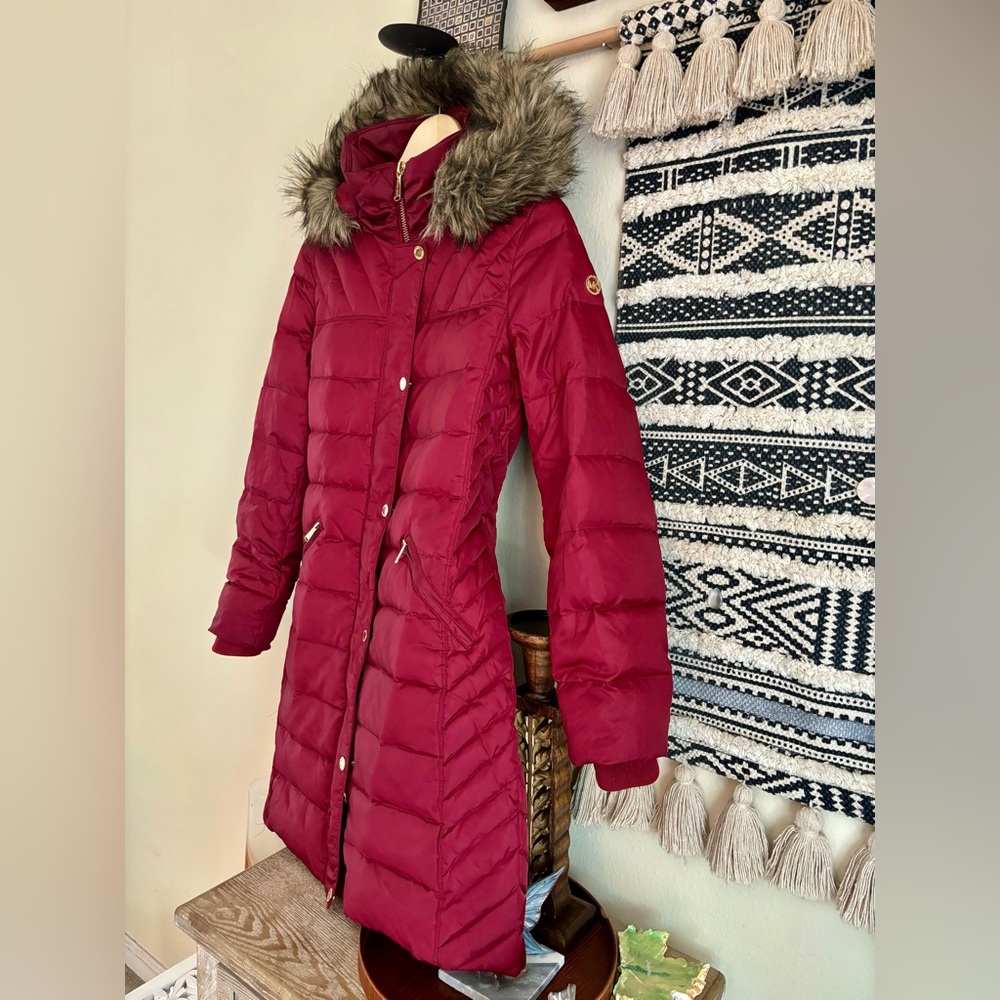 MK down parka very stylish and functional for colder weather